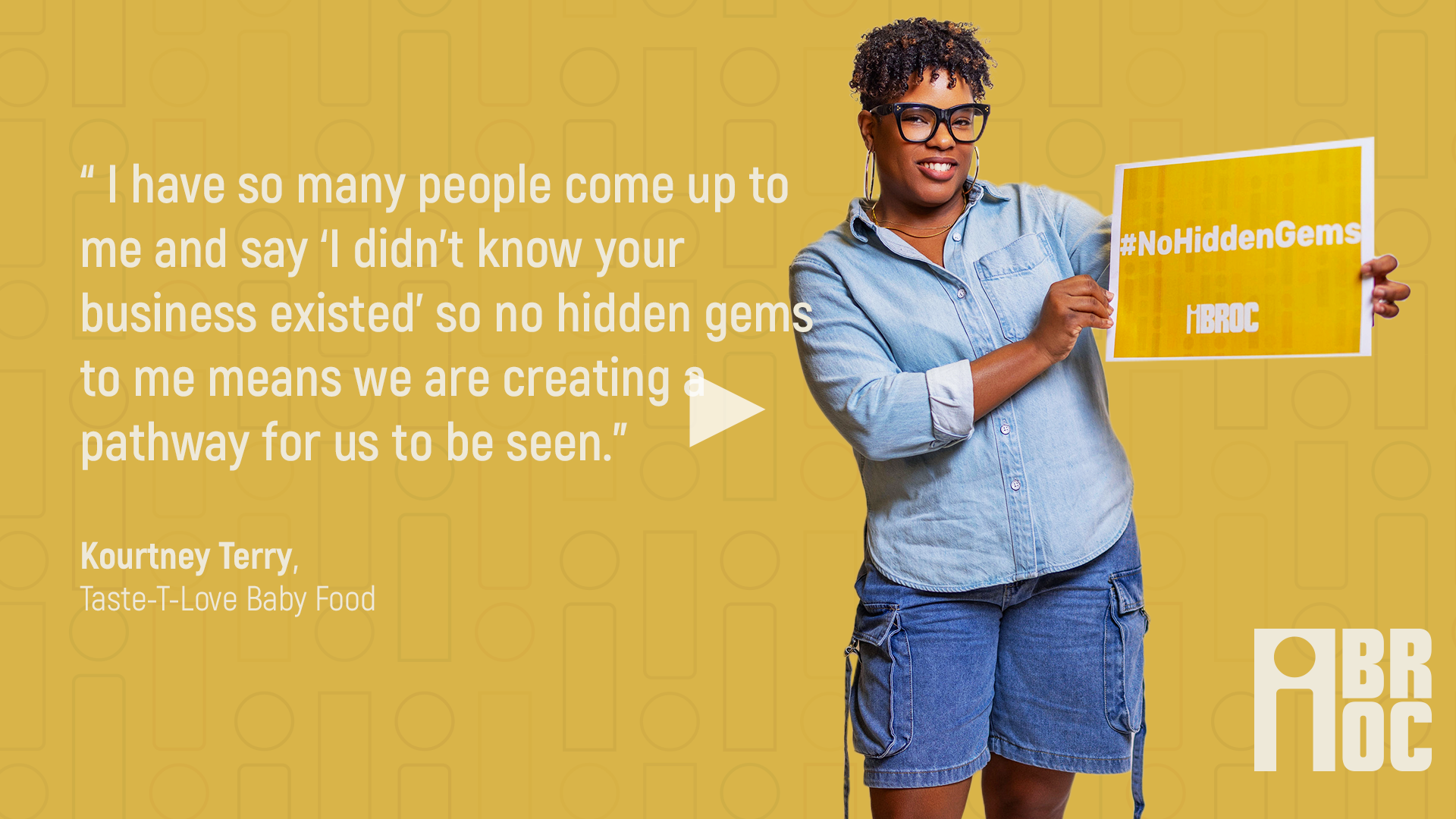 No Hidden Gems spotlight card for Kourtney Terry